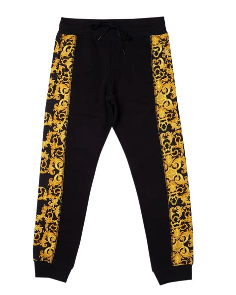 versace jeans silk|Versace sweatpants.